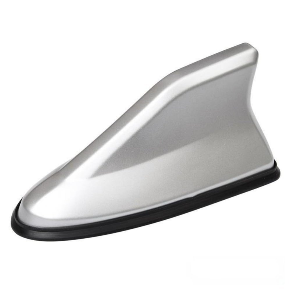 Car Shark Fin Antenna Cover for Acura RL 2009-2010, Roof Aerial Base Antenna Cover Roof Mount Replacement AM/FM Radio Signal Base,Silver