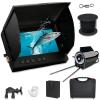 Underwater Fishing Camera, Portable HD 1080P Ice Fishing Camera with 30m/98ft Cable, Infrared Night Vision Wide Angle Fish Finder for Ice Lake Boat Kayak (5in,50m) view 1