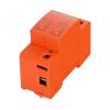 1PCS DC 1000V 40kA Protector SPD - 2P/3P PV Lightning Arrester, DC Surge Protection for Photovoltaic Systems(3P-40KA,DC1000V) view 2