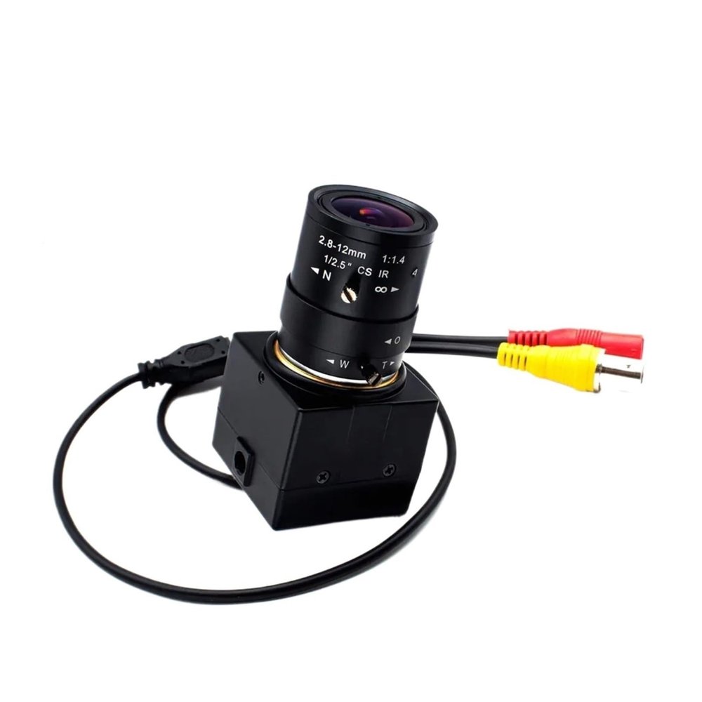 BQHHWTZ Mini Camera Security Protection H265 with 2 12 5 50 5 100mm Manual CS Lens P2P IP BNC Port Industrial Camera