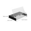 15pcs Plastic Cassette Tape Holder: Dustproof & Moisture-Resistant - Clear Cassette Tape Organizer For Display And Storage 4.24x2.75in view 4