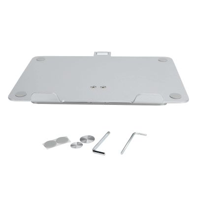 Adjustable Laptop Holder C5, Aluminum Alloy Laptop Stand, Height Adjustable Cooling Rack with Foldable Design, Stable Support Base for 11-17in Laptops, Perfect for Office and HOM