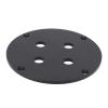 Audio Wall Plate Aluminum Alloy 4 Position Speaker Binding Post Wall Terminal Plate for Dual 1/4 in Headphone Jacks (Black) view 1