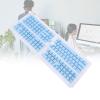 132 Keys French Keyboard Keycaps, Mechanical Keyboard Keycaps Set, Minimalist Design with Premium ABS Material for 61 64 68 84 87 96 98 100 104 108 Keyboards, Backlit Compatible (Blue) view 4