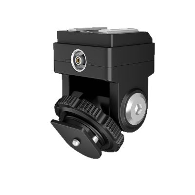 180Adjustable Camera Flashing Adapter with PC Terminals Port and Elevated Mount for DSLR Optimal Lighting Positioning Adjustable Bracket