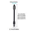 360 Degree Rotating 17mm Ball Head Adapter for Tripods Selfie Sticks and Live Streaming Equipment Holder Adjustable Tripods Extension Rod Aluminum view 4
