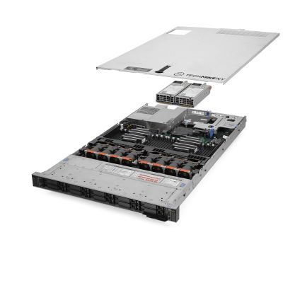 TechMikeNY Server SAS Hybrid 2xBronze 3104 1.7Ghz 12-Core 32GB RAM PowerEdge R640 NVMe (Renewed)