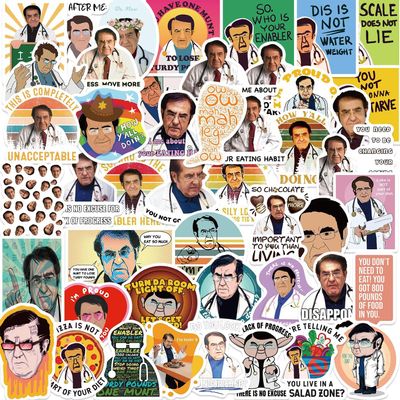 50PCS Dr Now Stickers, Cute Cartoon Aesthetic Vinyl Musicals Gifts Waterproof Decals for Laptop Bumper Skateboard Water Bottles Phone (Dr)