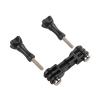 Aluminum Double Twin Mount Adapter for 13/12/11/10/9/8/7/6/5/4 Action Camera Adapter Replacement Camera view 4