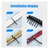 100pcs General Purpose 304 Self-Locking Stainless Steel Cable Ties,(7.9x250mm) view 4