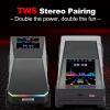 WS-580 Futuristic Truck Model Bluetooth Replica Speaker with LED Display Screen  TWS Stereo, FM Radio, USB/TF Playback, Built-in Mic, Gift for Model Collectors, Car Fans & Gadget Lovers (Black) view 4