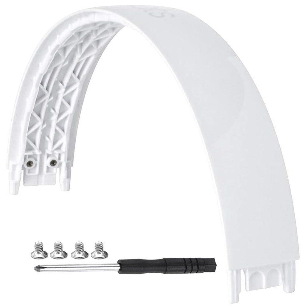 Solo3 Headband Replacement Parts Accessories Solo 3 Head Band Top Repair Kit Compatible with Solo 3.0/Solo 2.0 Wired/Wireless (B0518/B0534) Headphones. (Gloss White)