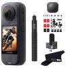 Insta360 X4 Air Motorcycle Bundle | Lightest 8K 360 Waterproof Action Camera for Epic Adventures, Replaceable Lenses| Bundle Includes Invisible Selfie Stick, Lens Cap, Motorcyle Bundle view 1
