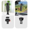 2. Reinforced Mount Tripod Base with Full Rotation 3-Way Clamp & 300g Bearing for Action Cameras Strong Helmet Camera Mount view 2
