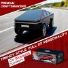 Futuristic Shapes Truck Bluetooth Speaker with LED Display Screen TWS Stereo, FM Radio, USB/TF Playback, LED Headlights, Built-in Mic, Gift for Car Lovers, Model Collectors & Tech Fans (Black) view 2