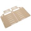Bognajin Acrylic Hard Drive Bracket YJ - Y6F - 002, DIY 3.5in Hard Disk Shelf, Transparent HDD Cage with 2 Cooling Fans, Fixes Six 3.5in Hard Drives, Includes Screws and Installation Kit fo view 4