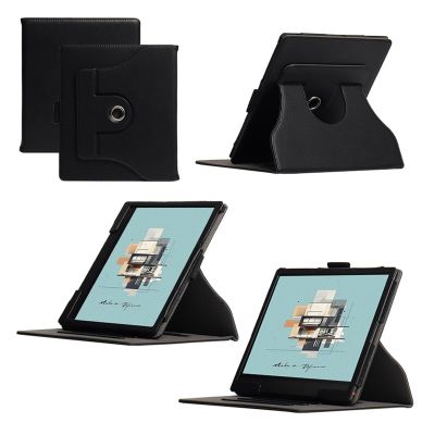360 Degrees Rotating Case Compatible with Boox Note Air 5 C 2025 10.3" Cover with Pen Holder Leather Magnetic Stand Funda