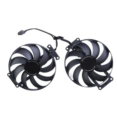 1Pair 90mm Graphics Card Cooling VGA Fan CF9010U12D 6Pin 12V Coolers Fan for RX6600 6600XT 6700XT