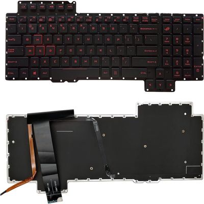 100% New New 100% New Keyboard Backlit for ASUS ROG G752 G752V G752VT G752VY G752VS G752VM US Layout Red Keys
