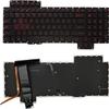 100% New New 100% New Keyboard Backlit for ASUS ROG G752 G752V G752VT G752VY G752VS G752VM US Layout Red Keys view 1