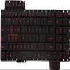 100% New New 100% New Keyboard Backlit for ASUS ROG G752 G752V G752VT G752VY G752VS G752VM US Layout Red Keys view 2