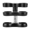 EOJDDPA Aluminum Alloy Mini Butterfly Ball Clip Diving Lights Clamp Adapter Mount for SJ CAM Action Cameras Black 6.2cm view 1