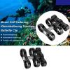 EOJDDPA Aluminum Alloy Mini Butterfly Ball Clip Diving Lights Clamp Adapter Mount for SJ CAM Action Cameras Black 6.2cm view 2