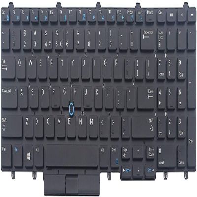100% New New for Dell Latitude 5580 5590 5591 Keyboard Backlit Pointer US No Frame