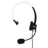 KAIXINM H360-3.5 Telephone Headset, Single Ear Business Headset with Noise Reduction Microphone, Comfortable Lightweight Monaural Headphones for Call Center Customer Service, Compatible view 3