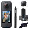Insta360 X4 Air Basic Bundle | Lightest 8K 360 Action Camera for Epic Adventures | for Travel, Sports, Family Moments, Vlogging | Bundle Includes Invisible Selfie Stick, Lens Cap view 1