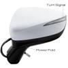 HoshiSaku Side Mirror for Mazda for CX-5 GS/GT//S/Sport/i 15-16 Power Folding Signal Bsm 9Pin Driver Left (White) view 3