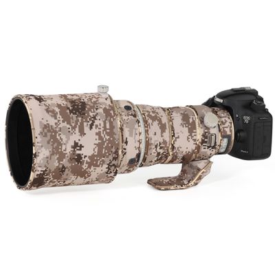 CHASING BIRDS Lens Camouflage Waterproof Coat for Canon EF 400mm F4 DO is II USM Rainproof Lens Protective Cover Version IV (Brown Grid)