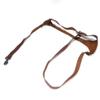 KAIXINM Leather Camera Shoulder Strap, Universal Adjustable Shoulder Harness for DSLR Cameras DV, Comfortable Single Shoulder Belt with Brass Hardware, Perfect for (Brown-right shoulder) view 3