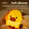 Znpum Highland Cow Night Light, Huggwaii Squishy Silicone Lamp for Kids - Dimmable Touch Sensor Cute Animal Lamp, Soft Glow Night Light for Nursery, Bedroom, Christmas Gifts for Boys, Girls, Women view 3