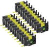 3 to 20 PCS HSe-231 Labels Compatible with Heat Shrink Tube HS HSe-231 631 Label Tape Compatible with PT-1010 PT-E500 Label Maker(20PK Black on Yellow) view 1