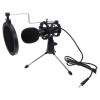 BESPORTBLE Recording Mic with Tripod and Shock Mount Gaming Microphone for Desktop Laptop Noise-isolating Condenser Mic for Podcasting Streaming Singing and Home Entertainment view 1