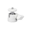 Asixxsix Mini Tripod Ball Head, 360 Degree Rotation Aluminum Knob with 1/4 Inch Screw Thread, for DSLR Camera Action Camera LED Light Microphone Tripod Monopod (White) view 1