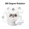Asixxsix Mini Tripod Ball Head, 360 Degree Rotation Aluminum Knob with 1/4 Inch Screw Thread, for DSLR Camera Action Camera LED Light Microphone Tripod Monopod (White) view 4