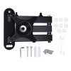 Eujgoov Wall Mount TV Bracket with Swivel and Tilt Capacity Heavy Duty Steel Bracket with 20 Tilt 360 Rotation Retractable Arm (3.15-16.34in) for TVs Black (Fits 14 to 24 Inch) view 1