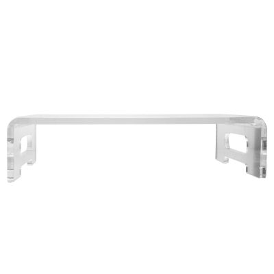 BESPORTBLE Practical Acrylic Desktop Monitor Stand Riser for Office and Home Use Ergonomic Computer Bracket to Posture and Reduce Neck Strain Space-Saving Display Rack