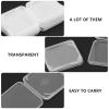 BESPORTBLE Transparent Memory Card Storage Boxes with Snap Closure Lightweight Protective Organizers for Reliable Data Storage and Loss Prevention view 2