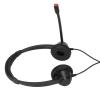 BOWUAI H390D - RJ9 - MVA Telephone Headset, Dual Ear RJ9 Plug Wired Office Headset with Noise Canceling Microphone, Adjustable Volume and Mute Function, Comfortable Lightweight Design for view 2