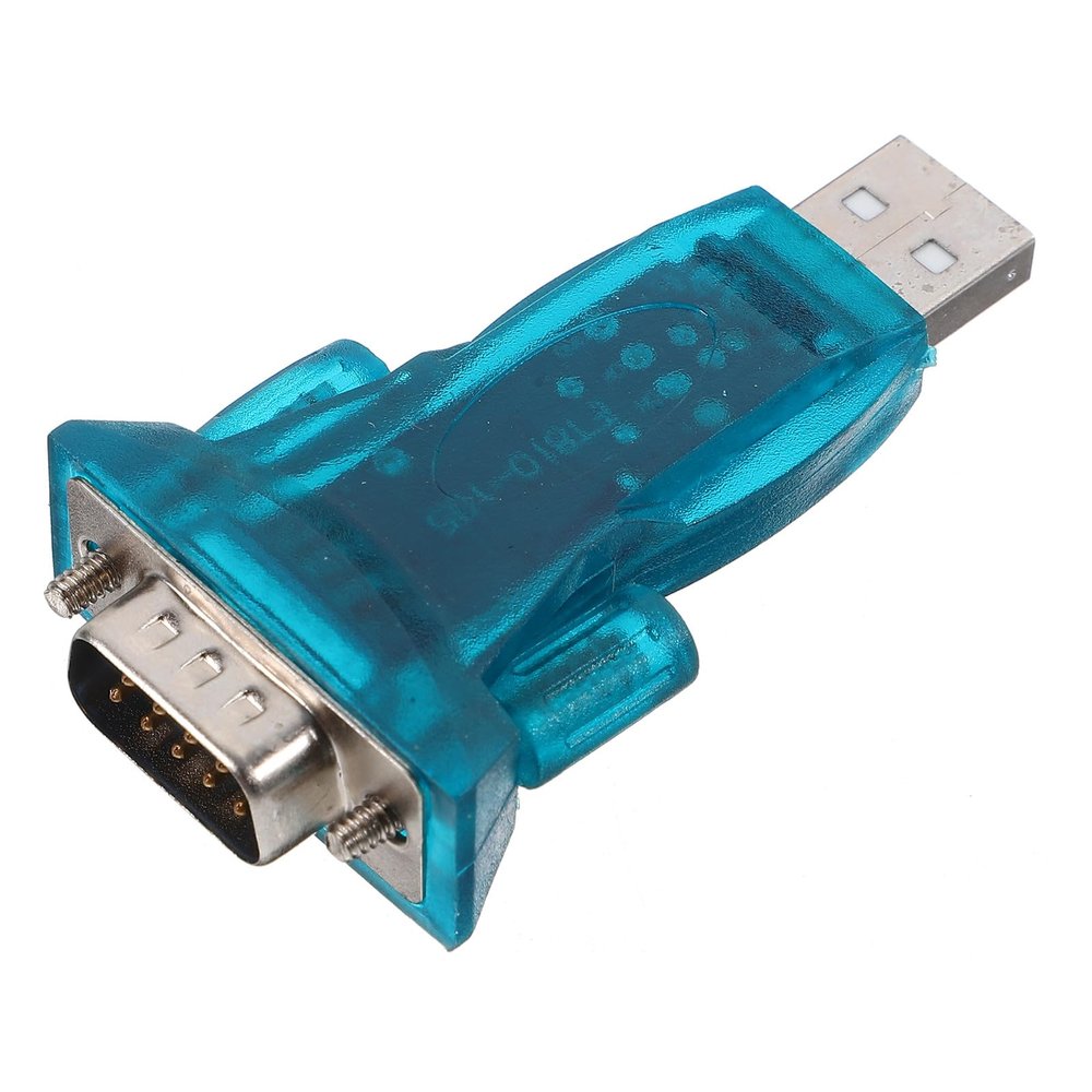 BESPORTBLE Fast USB to Serial Adapter Cable Plastic USB to Com Port Converter Installation Broad System Compatibility for Stable Data Transfer