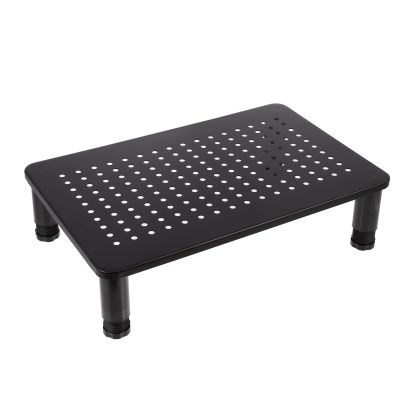 BESPORTBLE Adjustable Computer Monitor Stand Riser with Installation Height-adjustable Display Bracket for Eye Health and Posture Improvement Sturdy Desktop Riser with Underneath Storage for