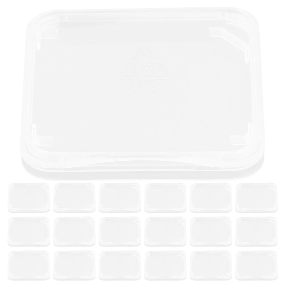 BESPORTBLE 50pcs Portable Camera Memory Card Storage Box PP Small Card Protector Case for Travel Outdoor Adventures and Everyday Organization with Sleek Modern Design