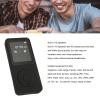 Asixxsix Mp3 Player, Music Player with 5.0, 1W 8 HD Speaker, FM Radio, HiFi Lossless Sound, Digital Player for APE, FLAC, MP3, WMA, WAV, AAC LC, AVI, JPG, JPEG, BMP, TXT view 2