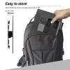 DouWen MO 360 Degree Rotating Laptop Stand, Adjustable Ergonomic Notebook Riser with Extended Base, Foldable Collapsible Laptop Holder with Anti - Slip Pads and Heat Dissipation Holes for Ho view 3
