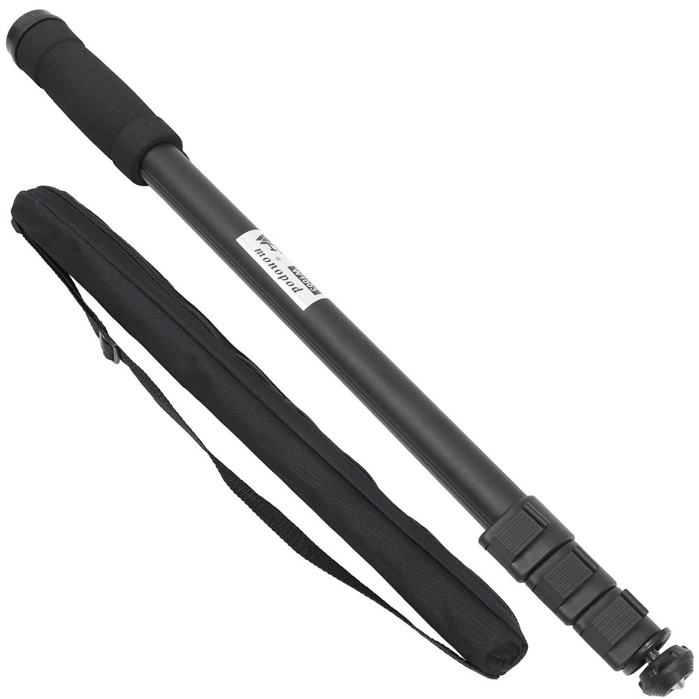 BESPORTBLE Extendable Aluminum Camera Monopod Stick Pole Lightweight Single-Leg Support for DSLR Cameras Stable Portable Photography Accessory
