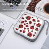 FodPand Funny Ladybug CD Case 40 Capacity CD Holder Organizer Portable Zipper DVD Collection Storage Bag Compact Cases Storage Binder Plastic Holder Disc Car Home Travel view 4