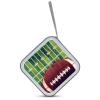 FodPand American Football Field And Ball CD Case 40 Capacity CD Holder Organizer Portable Zipper DVD Collection Storage Bag Compact Cases Storage Binder Plastic Holder Disc Car Home Travel view 3